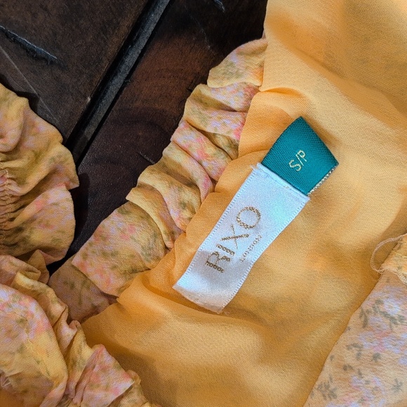 Rixo Tammy Silk Midi Dress - Picture 5 of 12